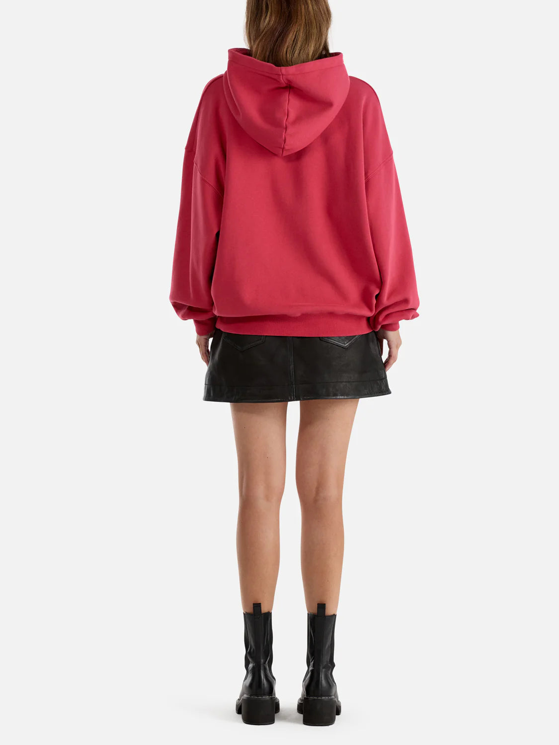 Ena Pelly Brooke Oversized Hoodie DIY Studios Poppy Red