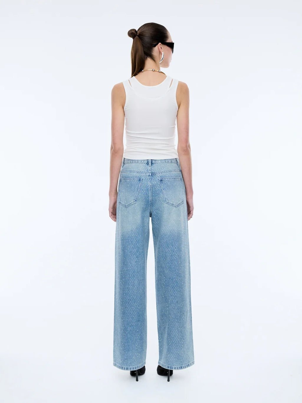 Ena Pelly Niki Embellished Denim Jean