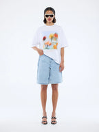 Ena Pelly Blurred Daisy Frame Tee