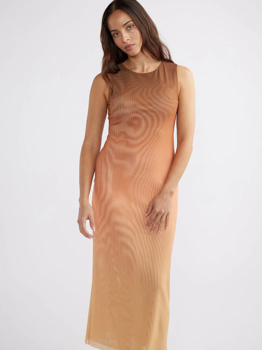 ENA PELLY- Ari Ombre Dress Sunset Ombre