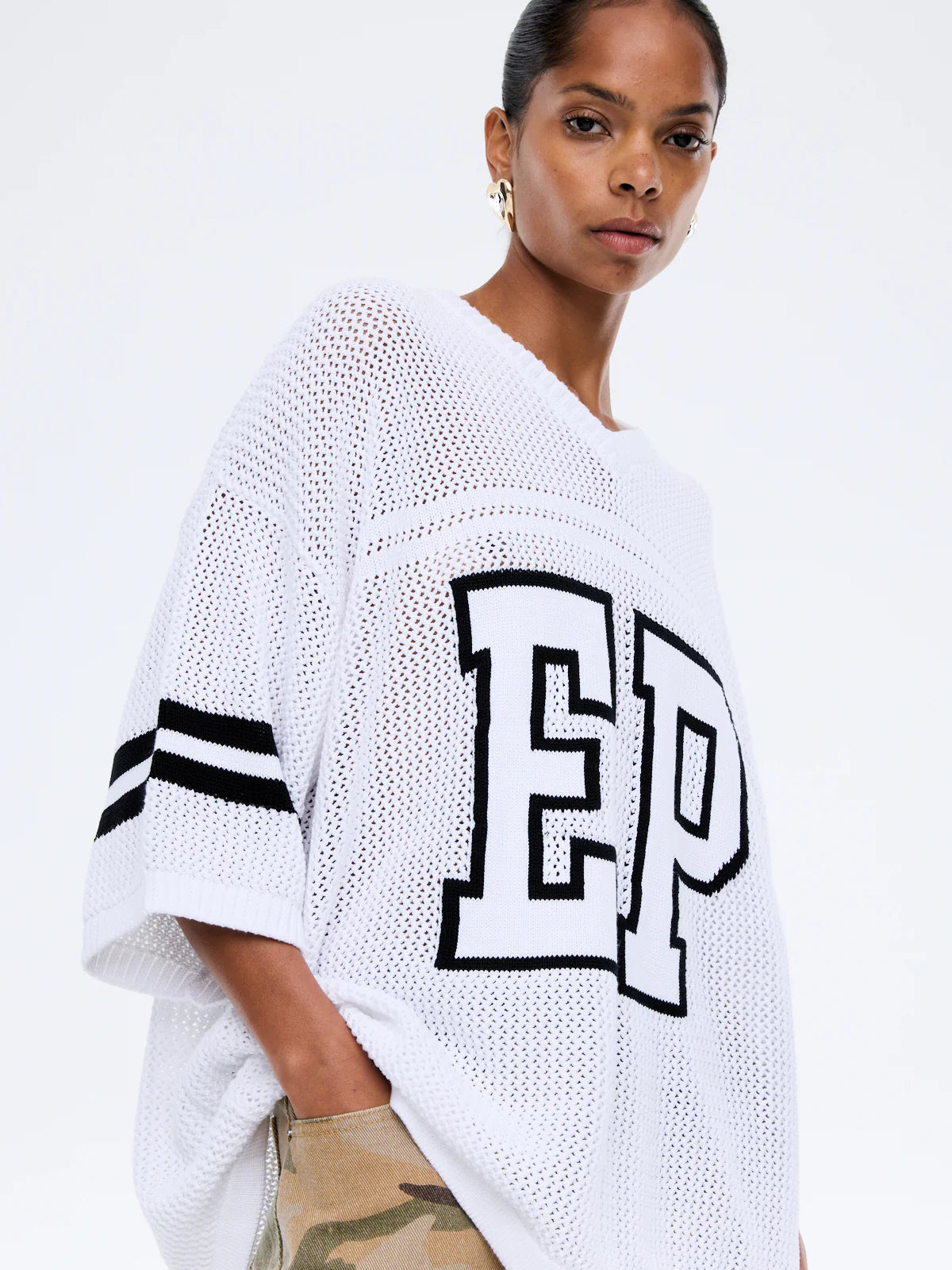 Ena Pelly HARPER CROCHET JERSEY