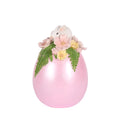 Holly & Ivy Spring Fern Bunny Egg - Pink