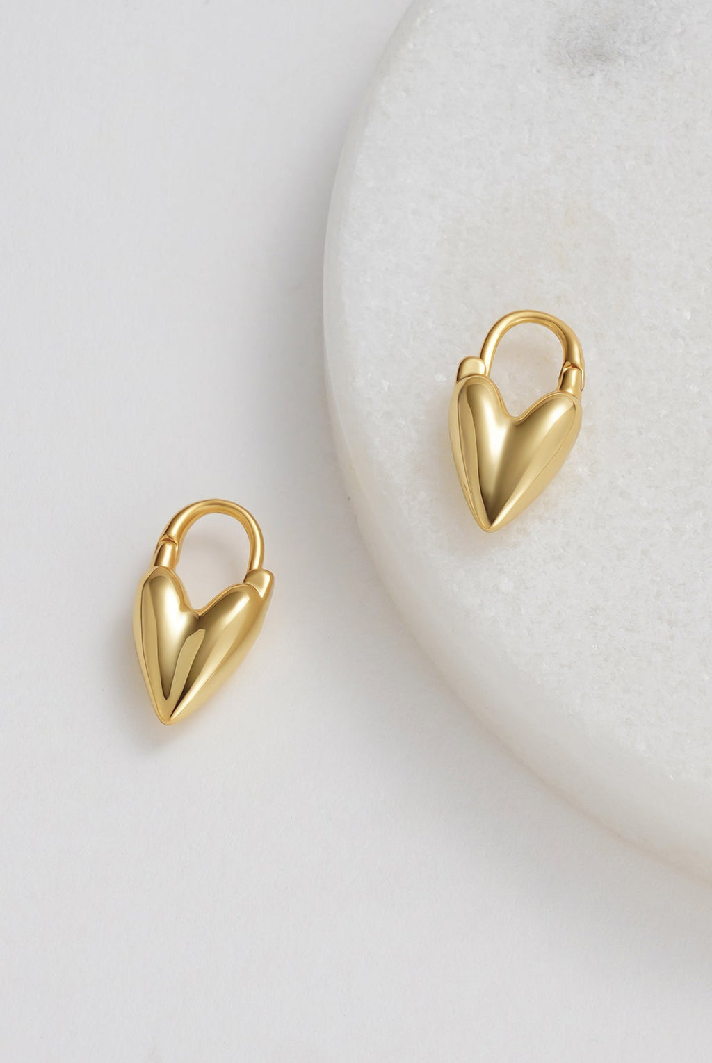Zafino Jess Heart Hoop Earrings