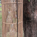 Mediterranean Markets Cali Solar Lantern 3 Globe Natural