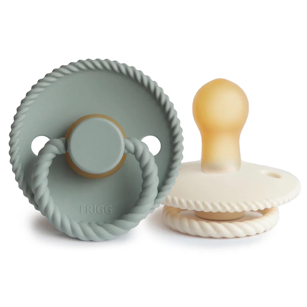 Frigg Rope Pacifier 2 Pack Latex - Assorted Colours