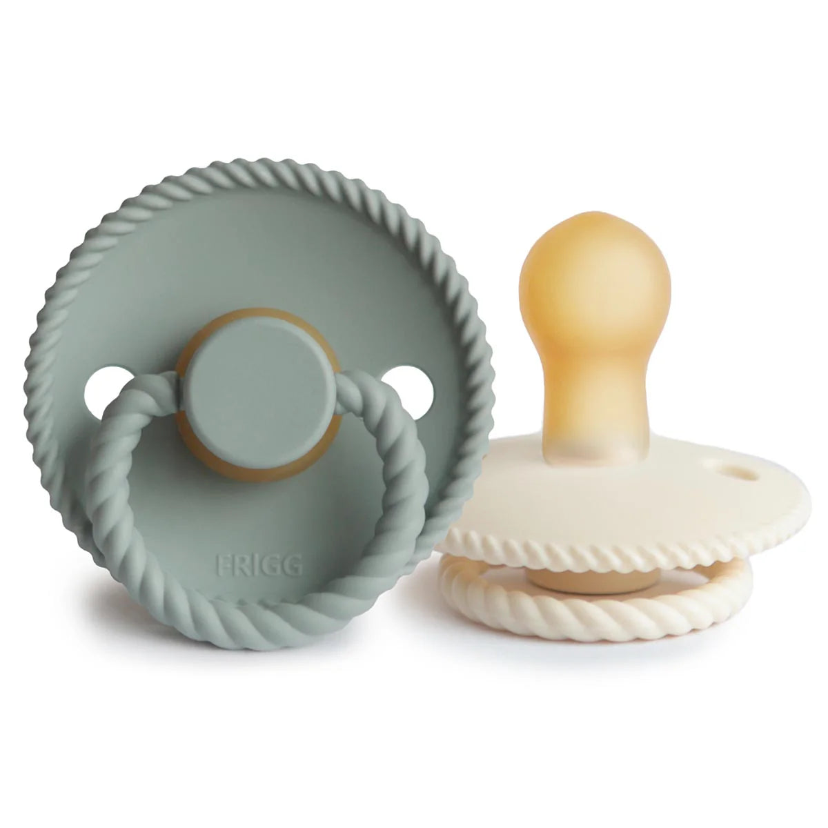 Frigg Rope Pacifier 2 Pack Latex - Assorted Colours