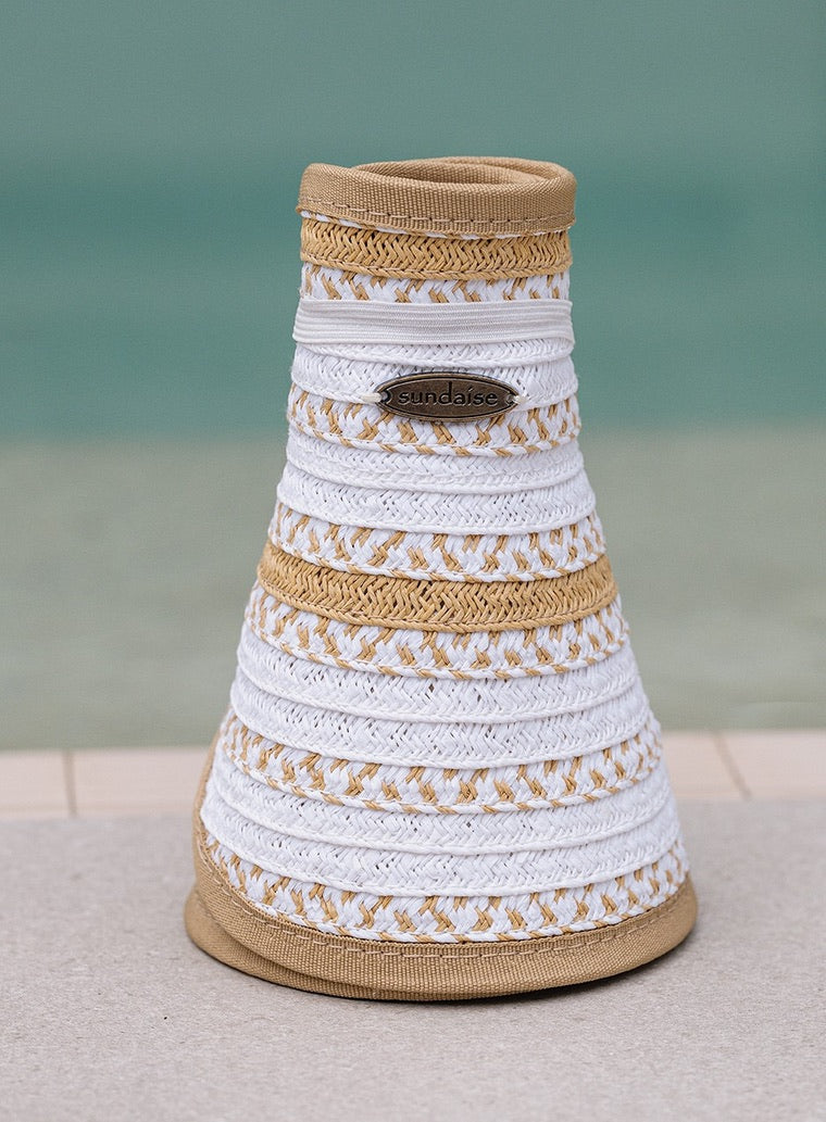 Sundaíse Brooke Roll Up Visor White