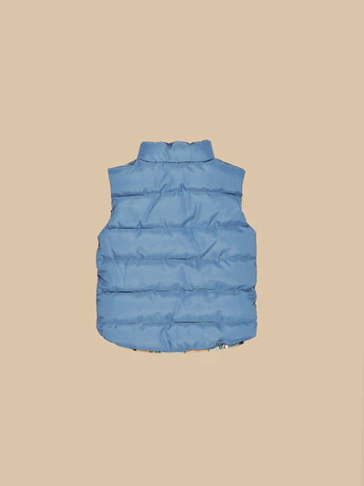 Huxbaby Dino Band Reversible Fleece vest