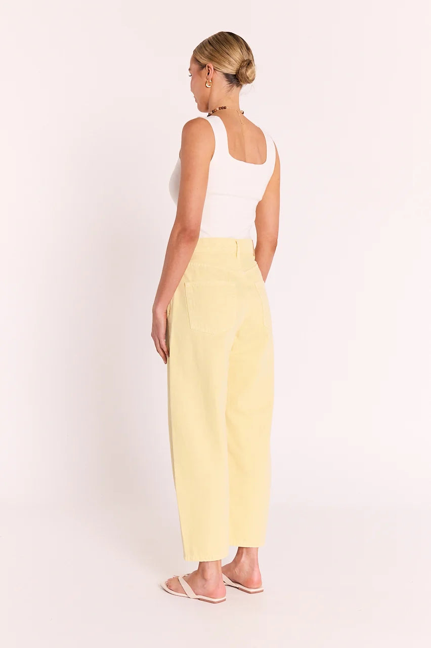 Feather & Noise Lola Cropped Butter Barrel Jeans
