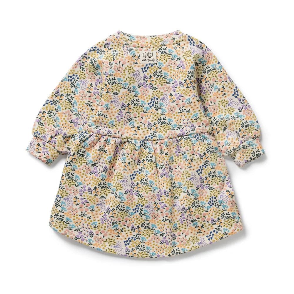 Wilson & Frenchy Tiny Bloom Organic Terry Sweat Dress