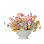 Rogue Home Poppy Hydrangea Mix Miller Bowl Multi Coloured