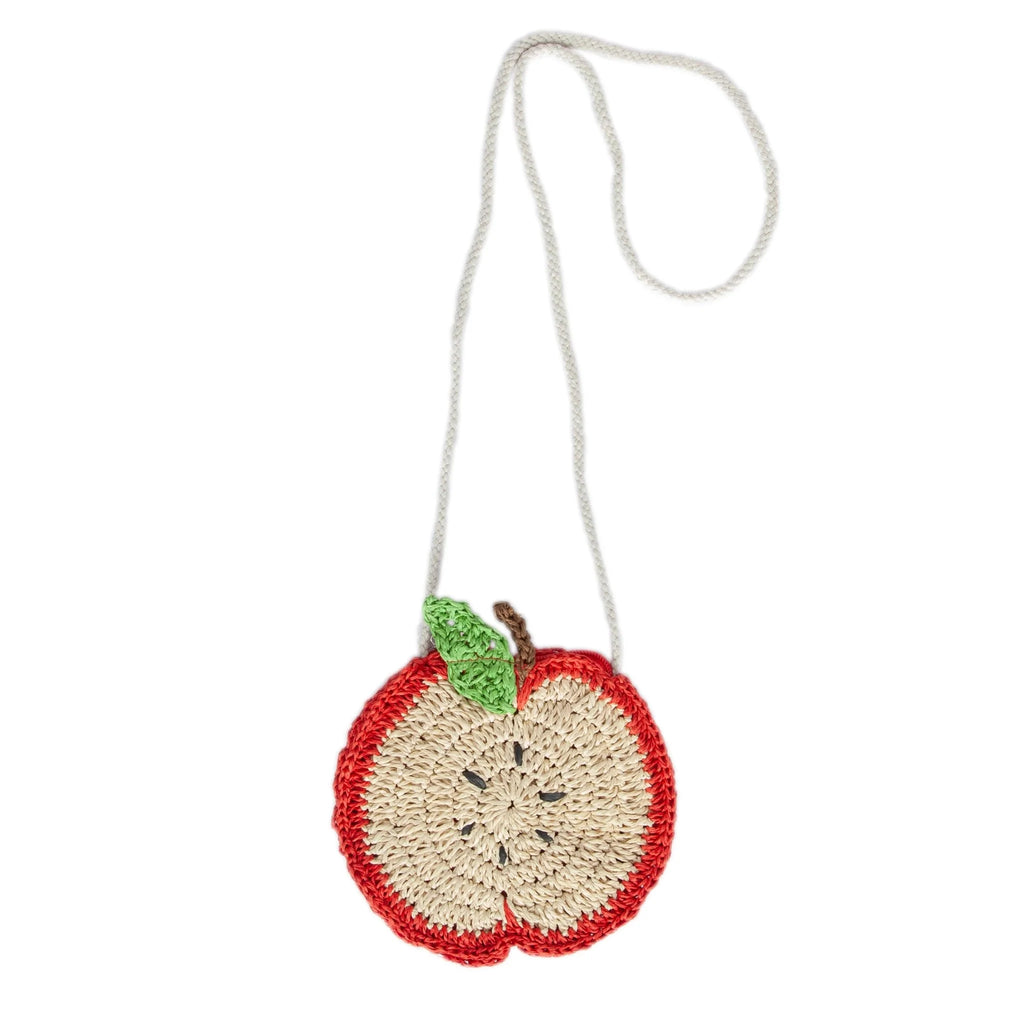 Acorn Apple Straw Bag
