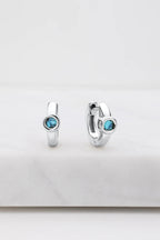 Zafino Luna Huggie Earring - Turquoise