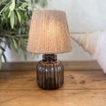 Mediterranean Markets Ribbed Glass Lamp