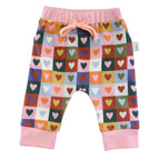 Kapow Kids Heart Checkerboard Trackpants