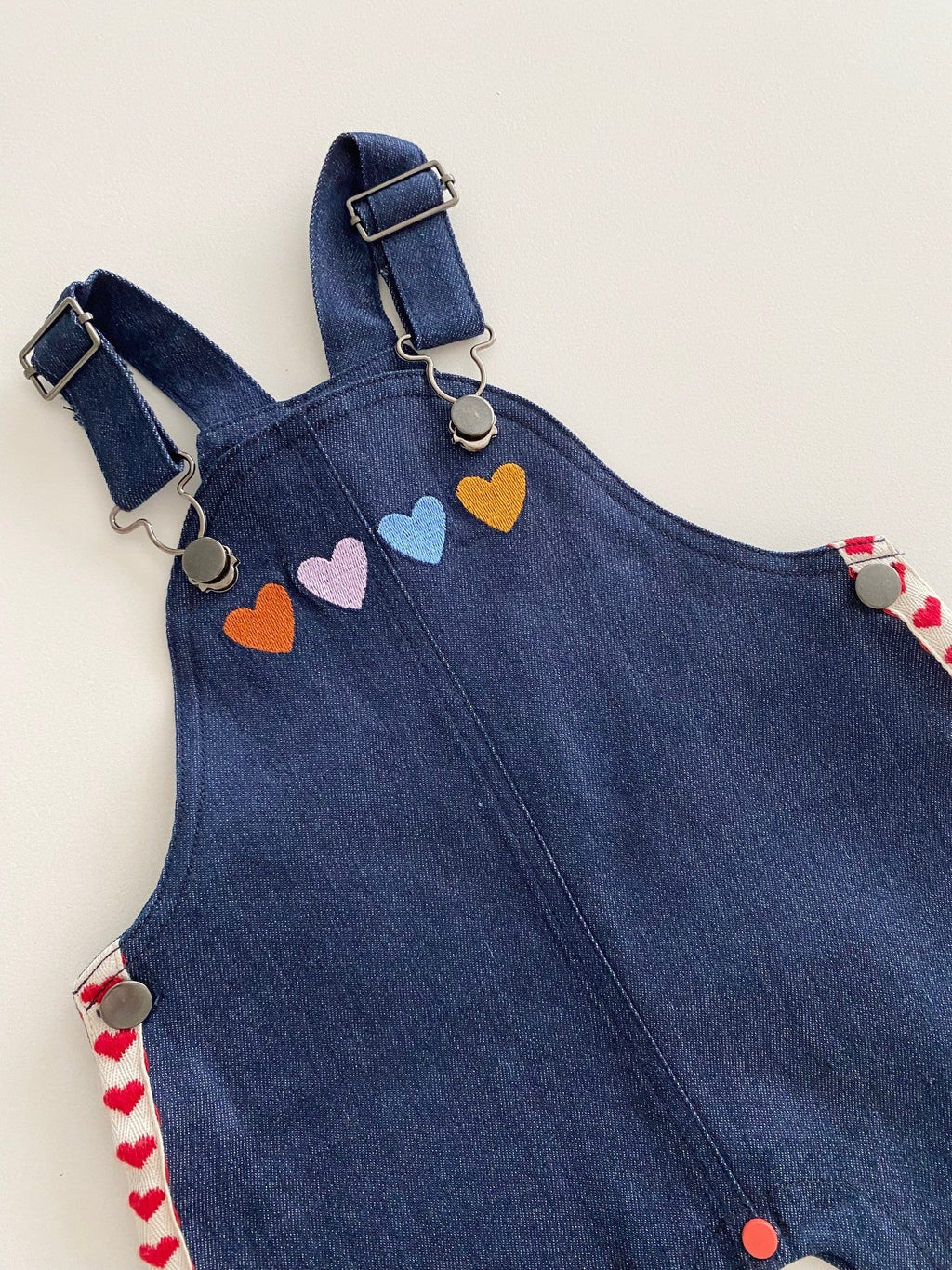 Kapow Kids Denim Love Overalls