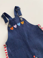 Kapow Kids Denim Love Overalls