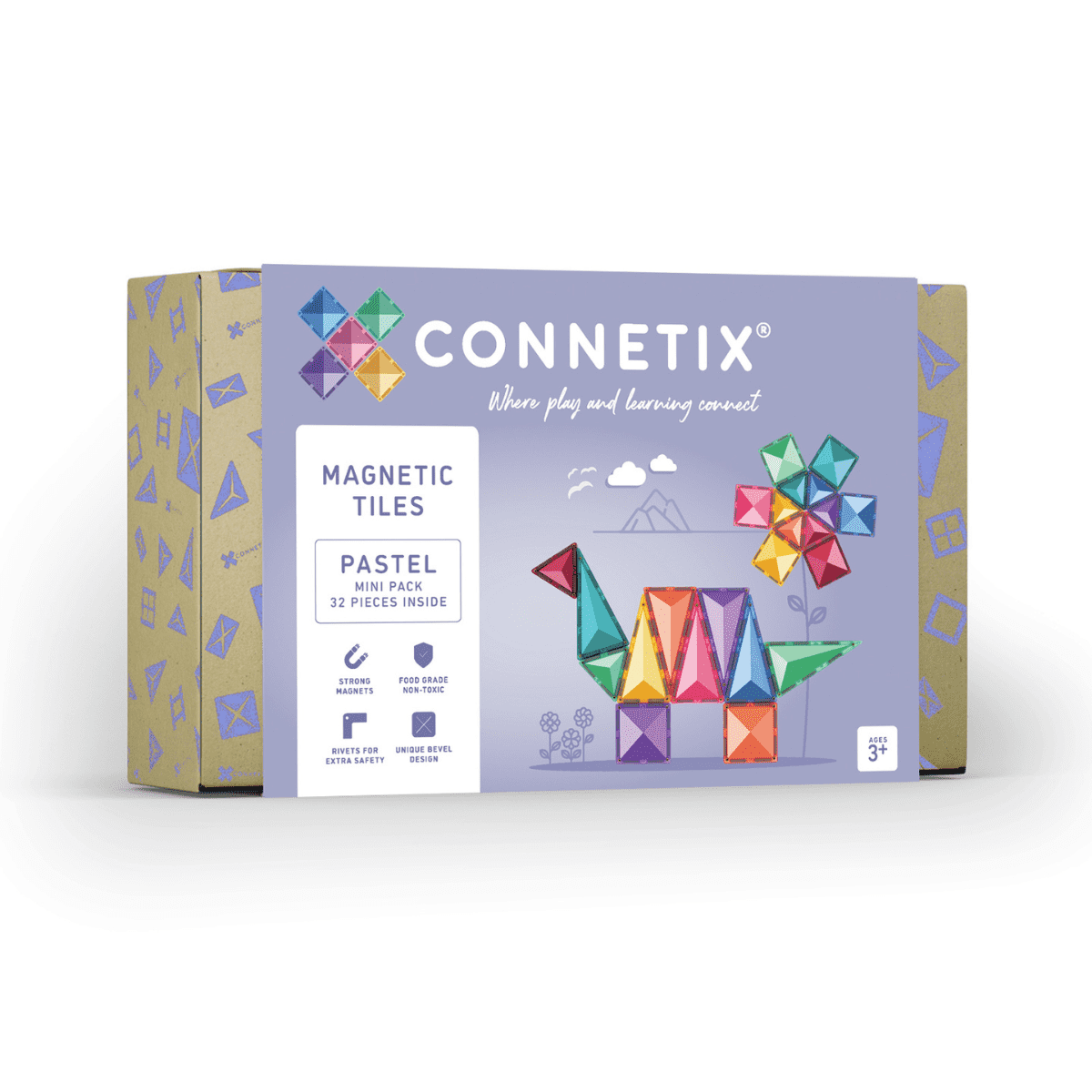 Connetix Pastel Mini Pack 32pc