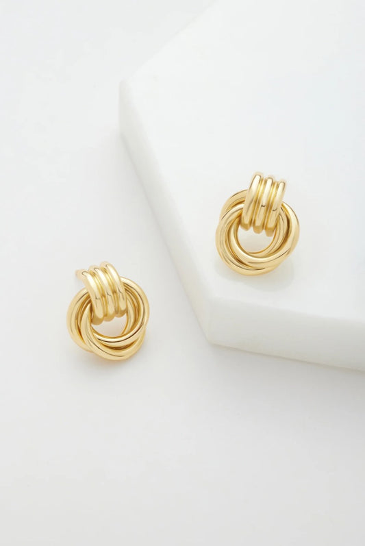 Zafino Poppy Gold Earring