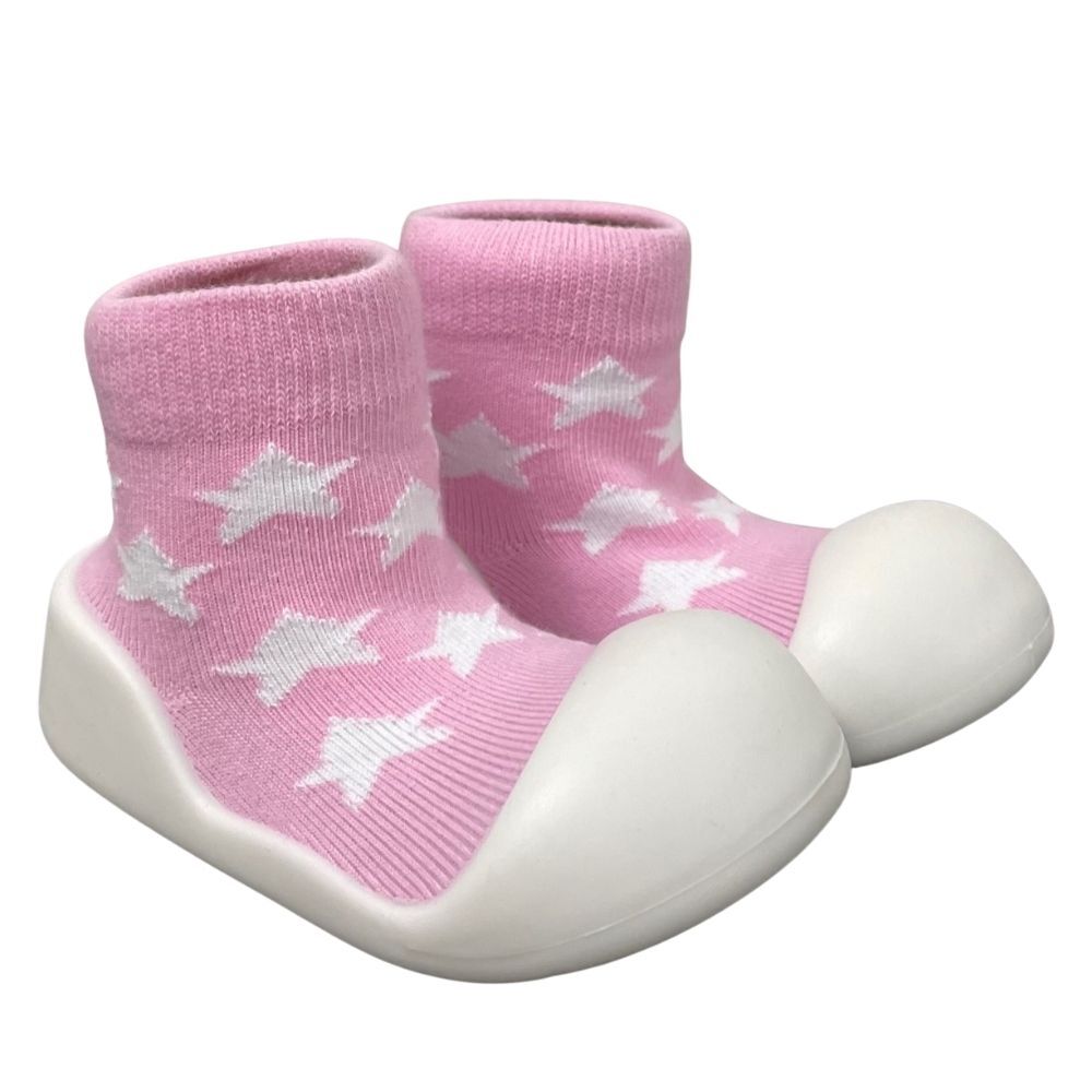 Little Eaton Rubber Soled Star Socks