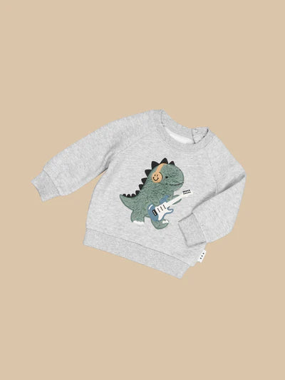 Huxbaby Furry Dino Sweatshirt