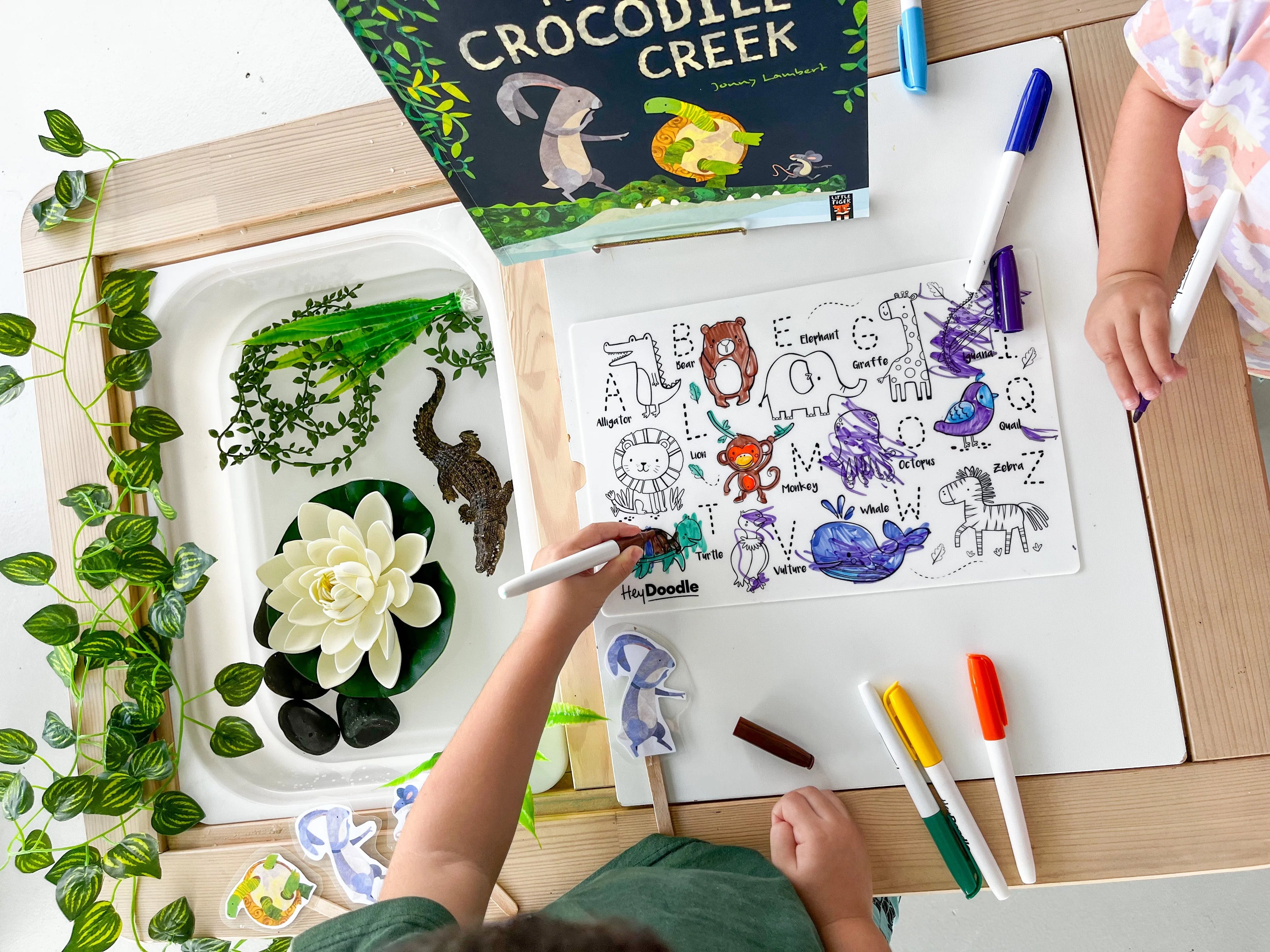 Hey Doodle Into The Wild Mini Colouring & Doodle Mat