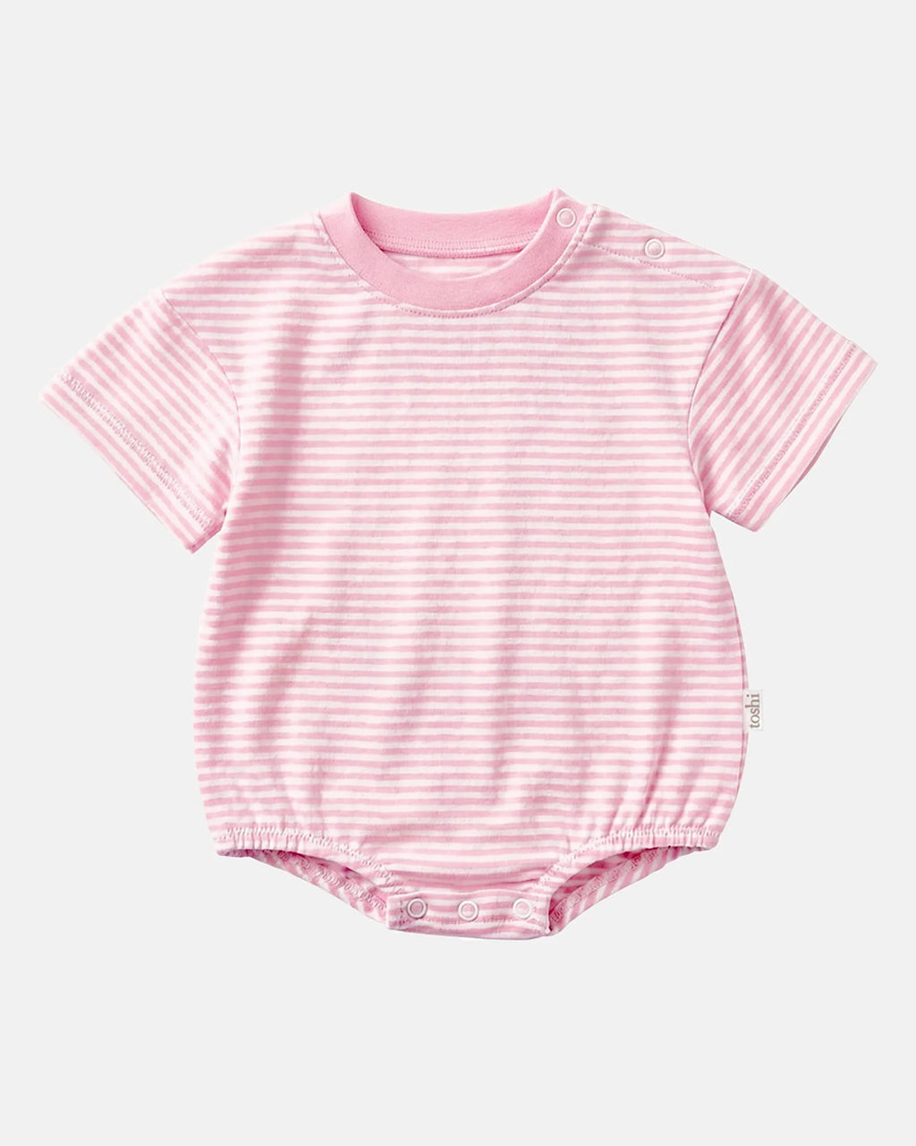 Toshi Mini Stripe Bubble Short Sleeve Onesie