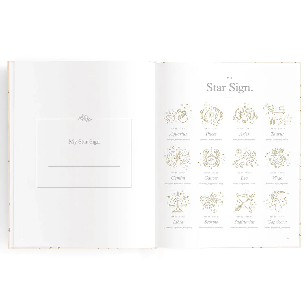 Fox & Fallow Baby Book Daisy Grid Boxed