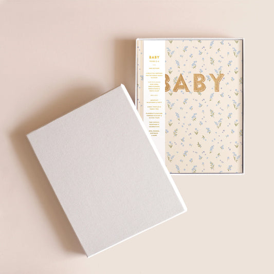 Fox & Fallow Baby Book Forget-Me-Not Boxed