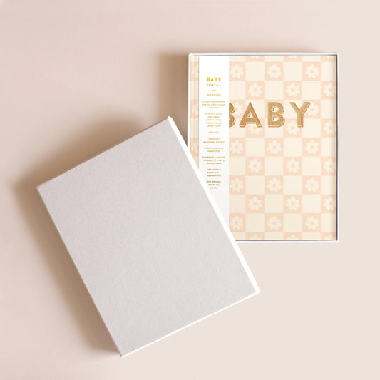 Fox & Fallow Baby Book Daisy Grid Boxed