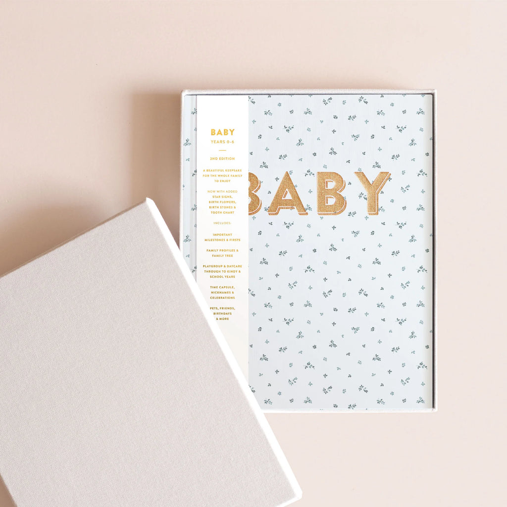 Fox & Fallow Baby Book Bluebell Boxed