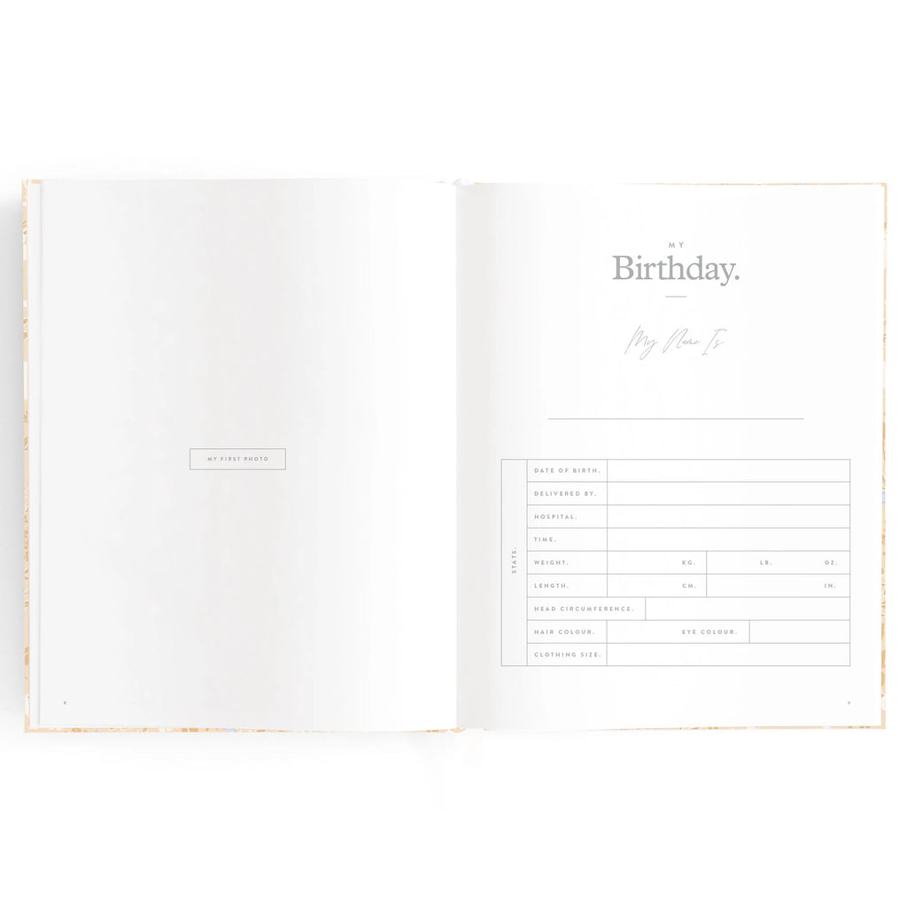 Fox & Fallow Baby Book Forest Friends Maple Boxed