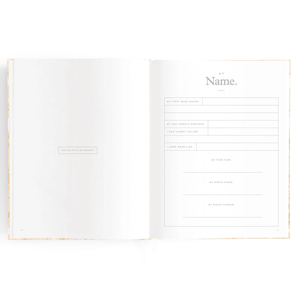 Fox & Fallow Baby Book Forest Friends Maple Boxed