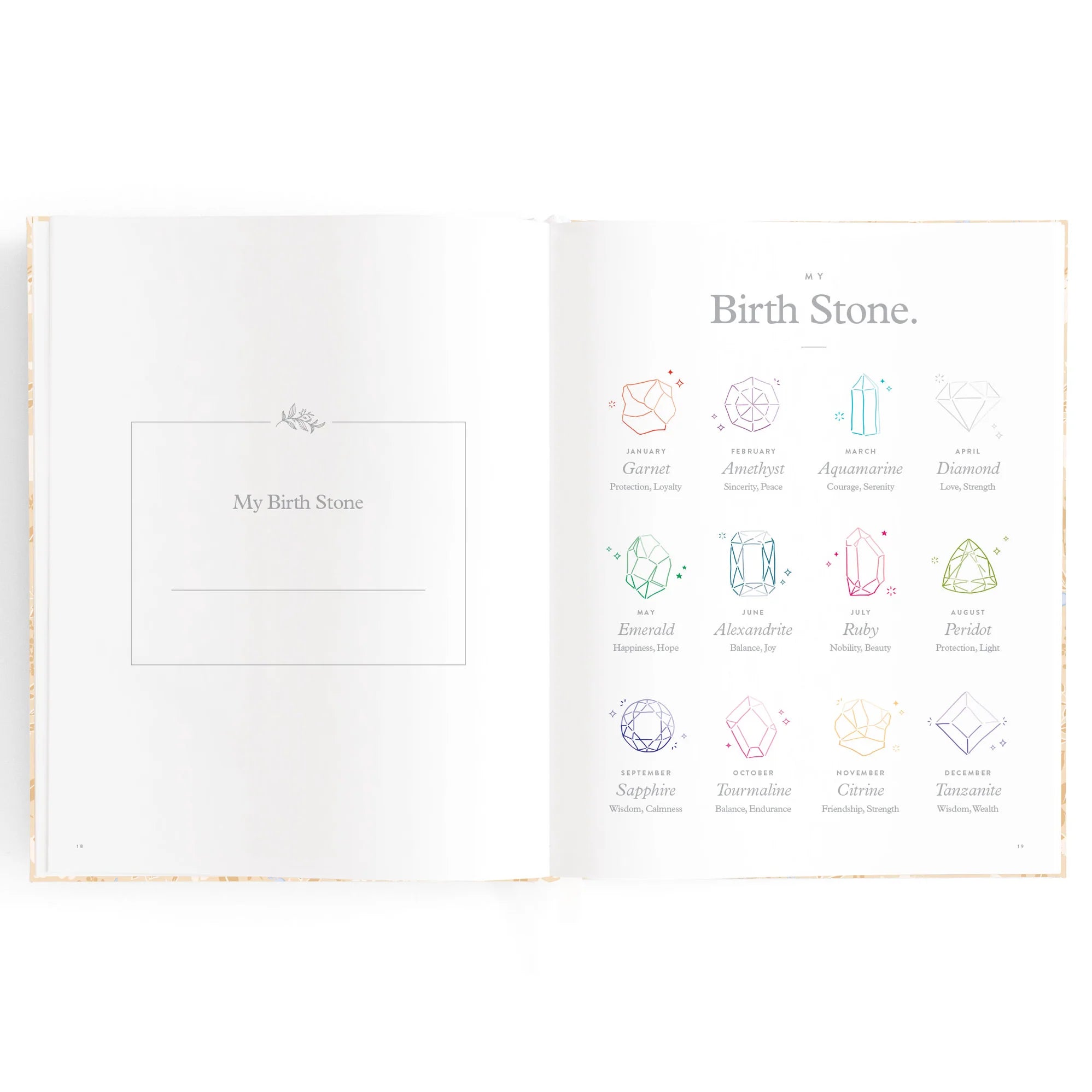 Fox & Fallow Baby Book Forest Friends Maple Boxed