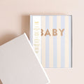 Fox and Fallow Baby Book Cloud Stripe Boxed