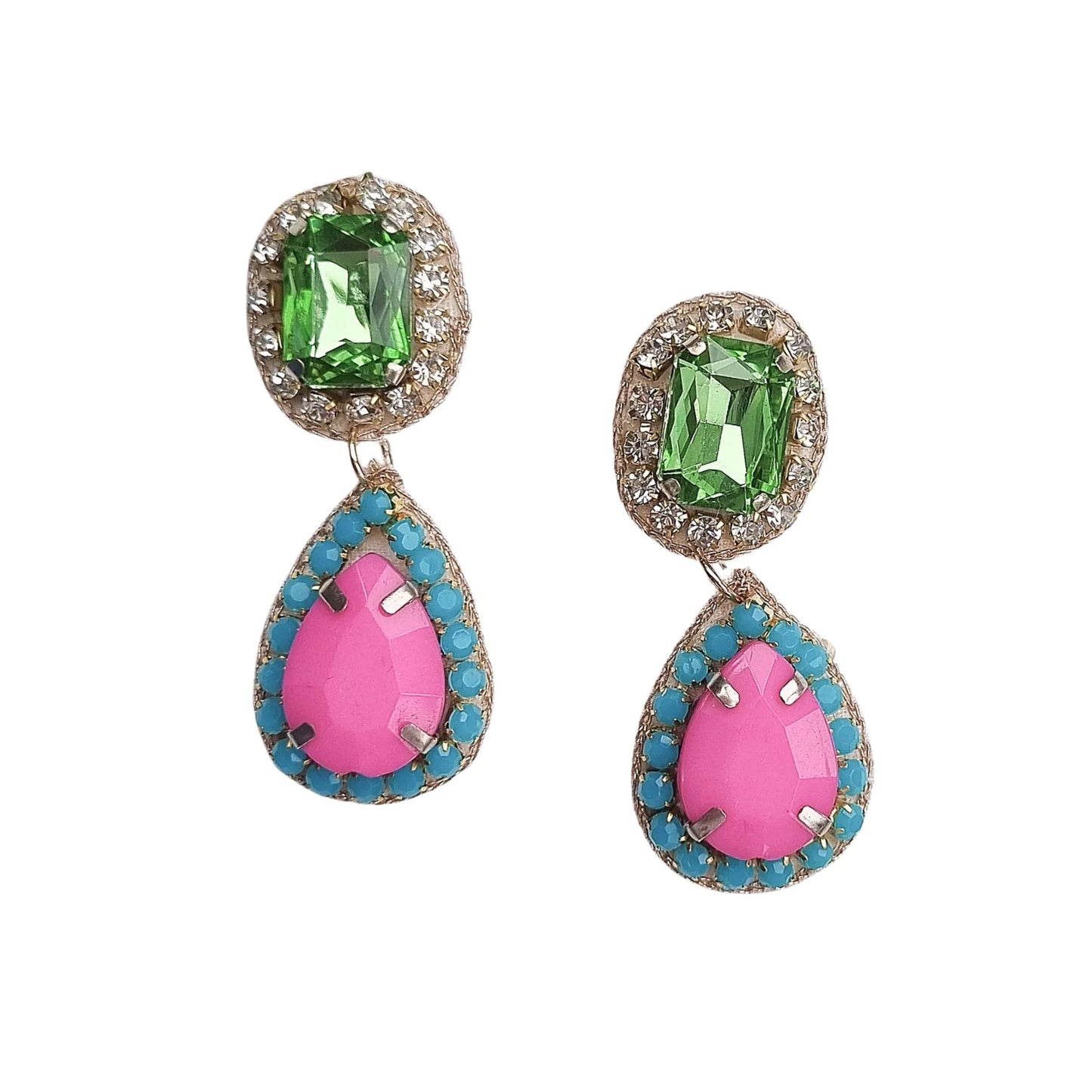 Zoda - Mira Beaded Gem Earring