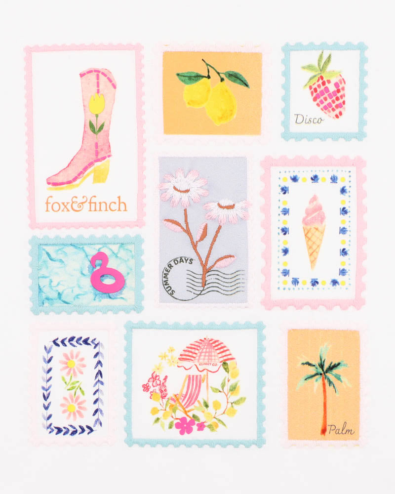 Fox & Finch Summer Vacay Holiday Stamp Tee