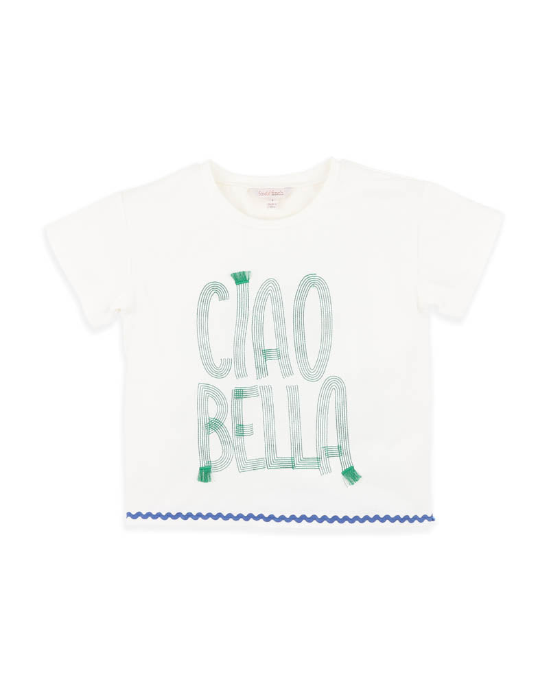 Fox & Finch Summer Vacay Ciao Bella Embroidered Tee