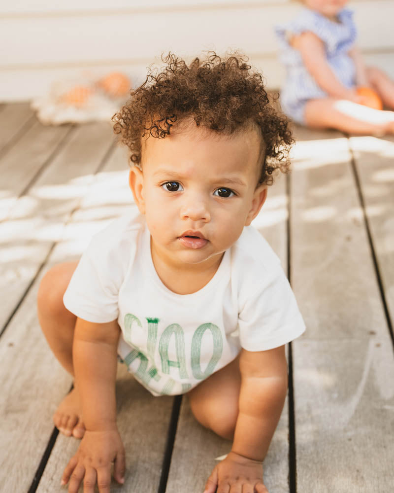 Fox & Finch Summer Vacay Ciao Bella Embroidered Tee