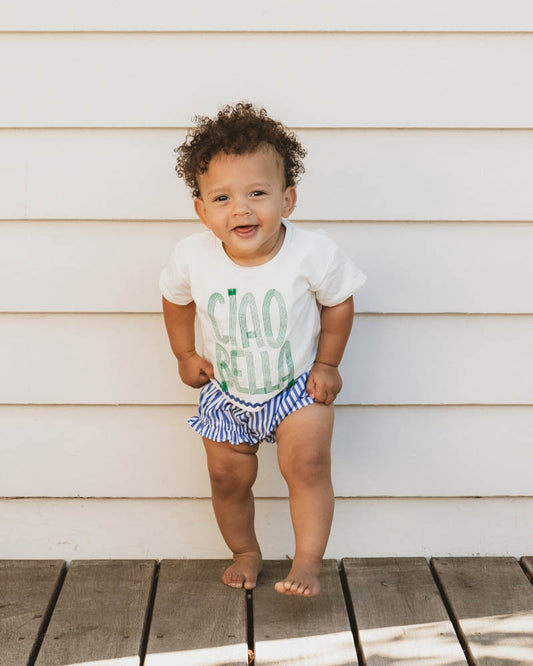 Fox & Finch Summer Vacay Ciao Bella Embroidered Tee