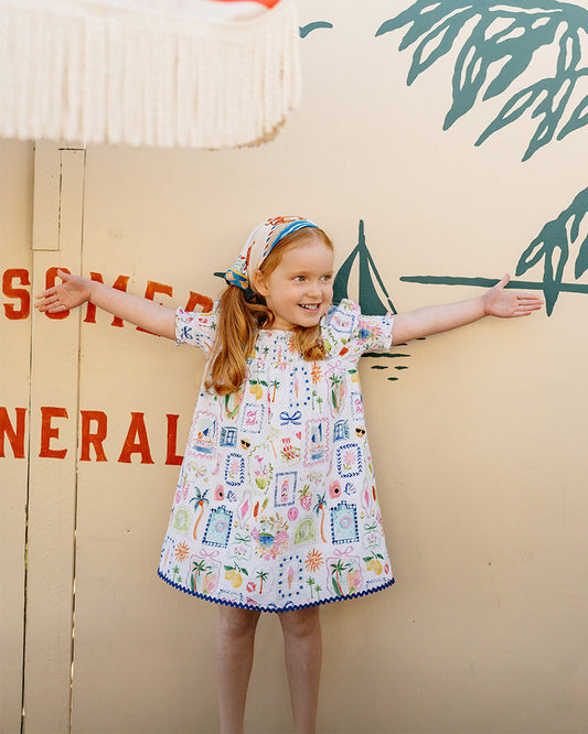 Fox & Finch Summer Vacay Ric Rac Dress