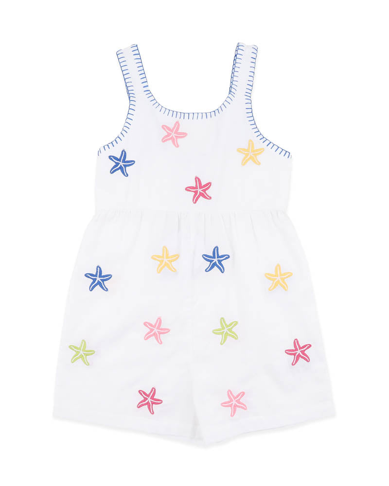 Fox & Finch Summer Vacay Star Fish Embroidered Playsuit