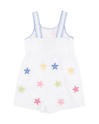 Fox & Finch Summer Vacay Star Fish Embroidered Playsuit