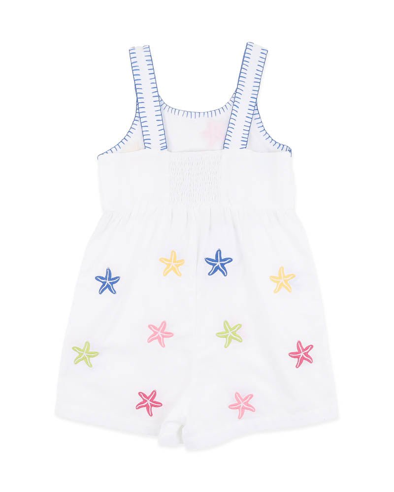 Fox & Finch Summer Vacay Star Fish Embroidered Playsuit