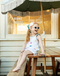 Fox & Finch Summer Vacay Star Fish Embroidered Playsuit