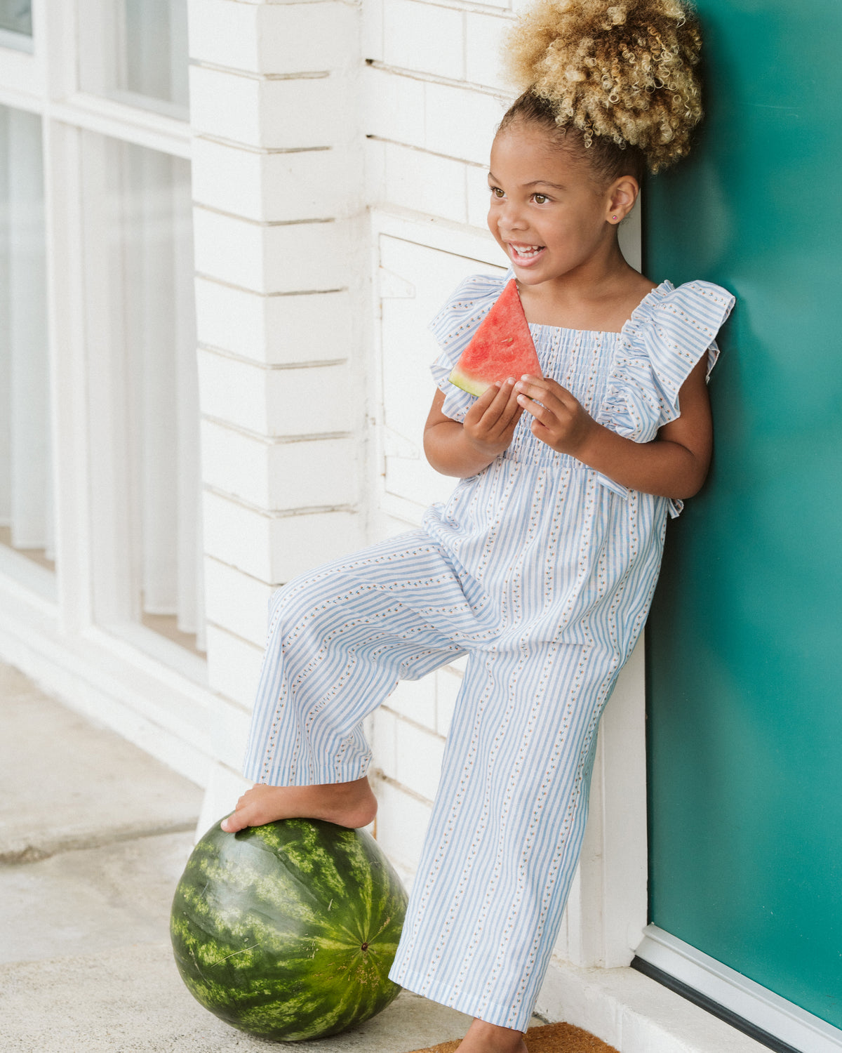 Fox & Finch Piccolina Stripe Playsuit