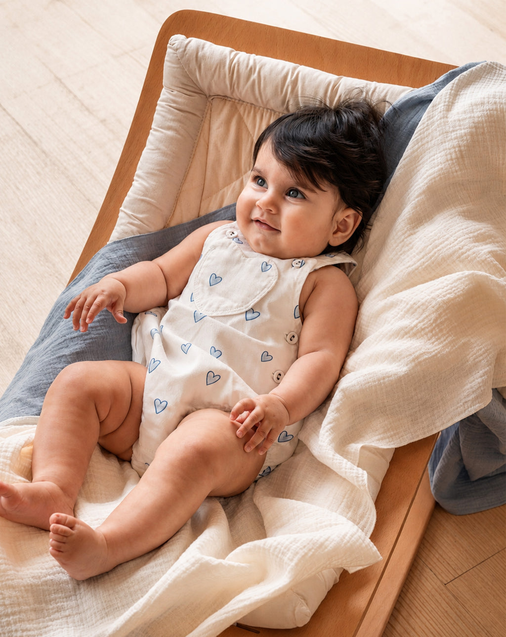 Fox & Finch Piccolina Hearts Bodysuit
