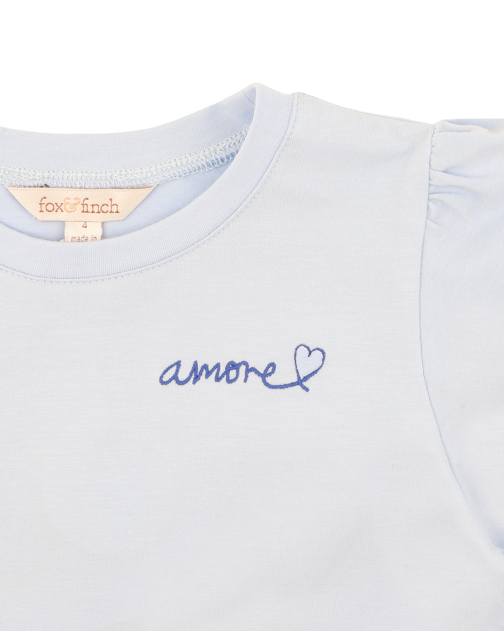 Fox & Finch Piccolina Organic Amore Tee