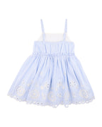 Fox & Finch Piccolina Cutwork Stripe Dress