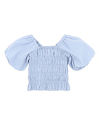 Fox & Finch Piccolina Shirred Balloon Short Sleeve Top